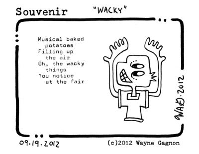 Wayne Gagnon - Souvenir - Wacky. poem