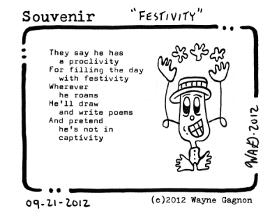 Wayne Gagnon - Souvenir - Festivity poem