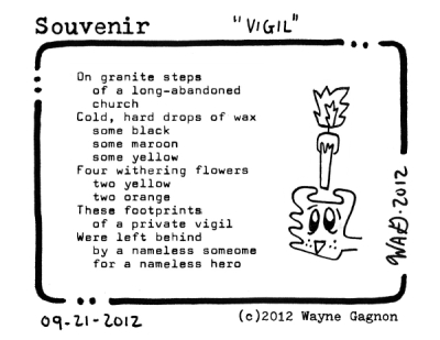 Wayne Gagnon - Souvenir - Vigil poem