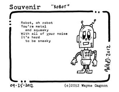 Wayne Gagnon - Souvenir - Robot poem