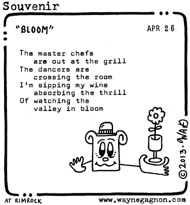 Wayne Gagnon - Souvenir Poem - Bloom