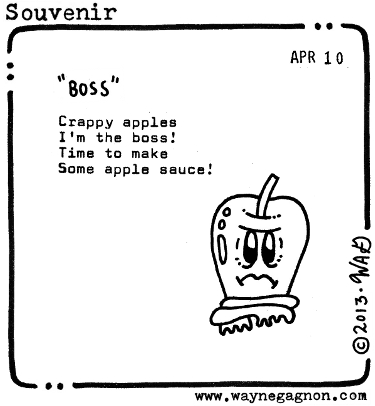 Wayne Gagnon - Souvenir Poem - boss, apple sauce