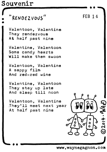 Wayne Gagnon - Souvenir  Poem - Rendezvous, Valentine